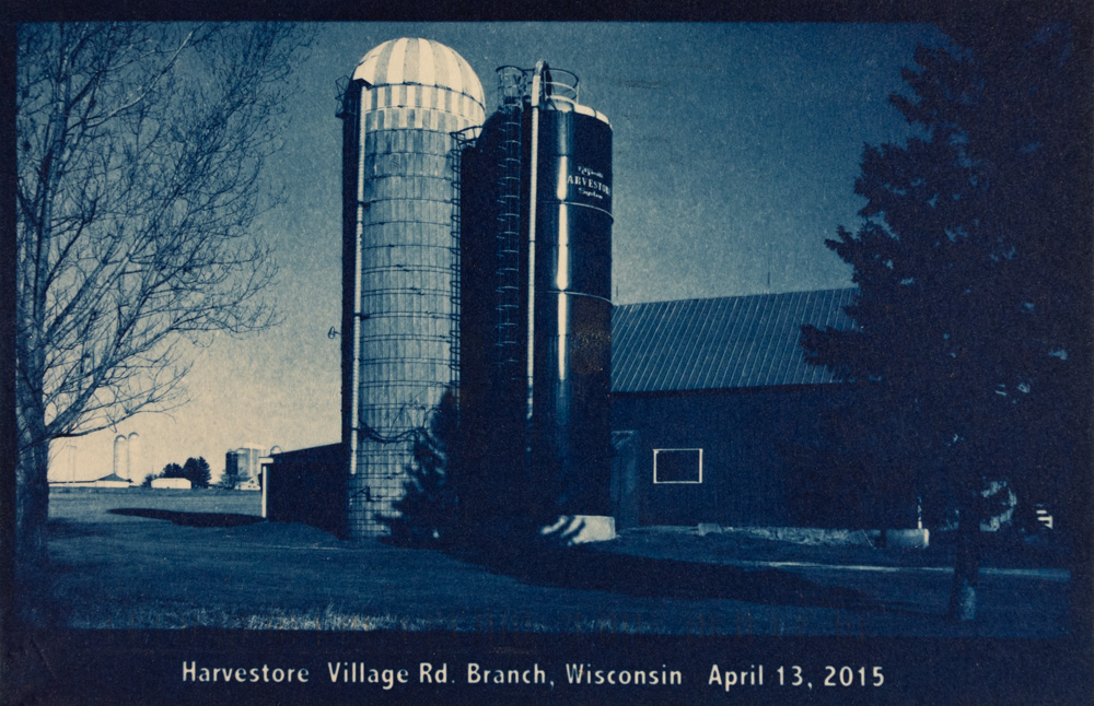 Harvestore Village Rd Branch, Wisonsin April 13, 2015, from the 